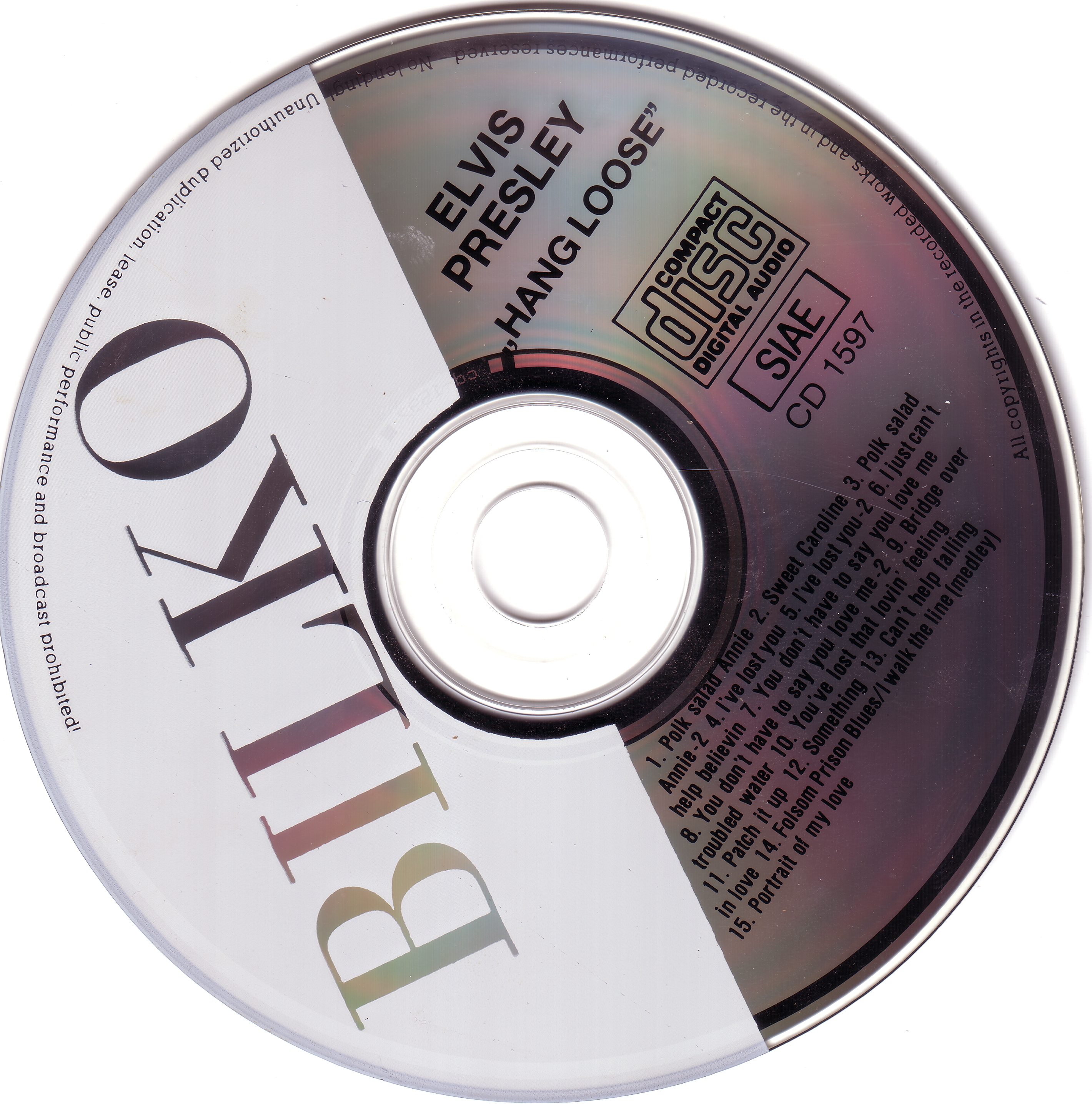 Elvis Presley  Hang Loose : CD